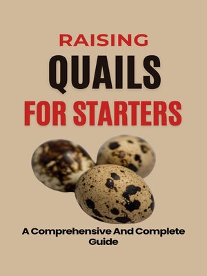 cover image of Raising Quails For Starters
